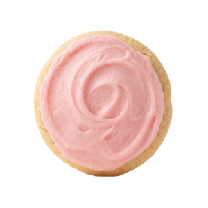 Sugar Cookie with Pink Frosting